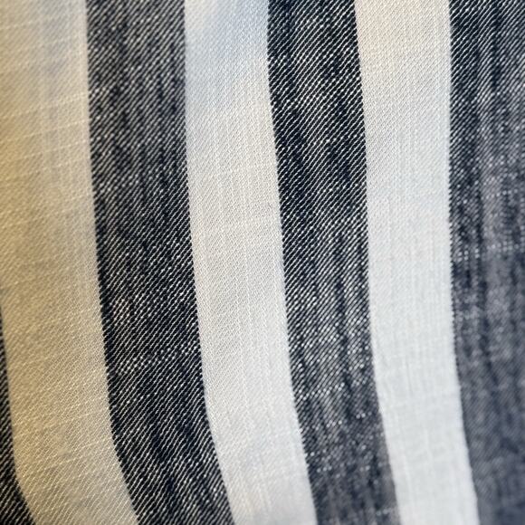 Hope & Harlow Button Up Stripped Long Sleeve Preppy Dress Size 10 - Picture 4 of 4